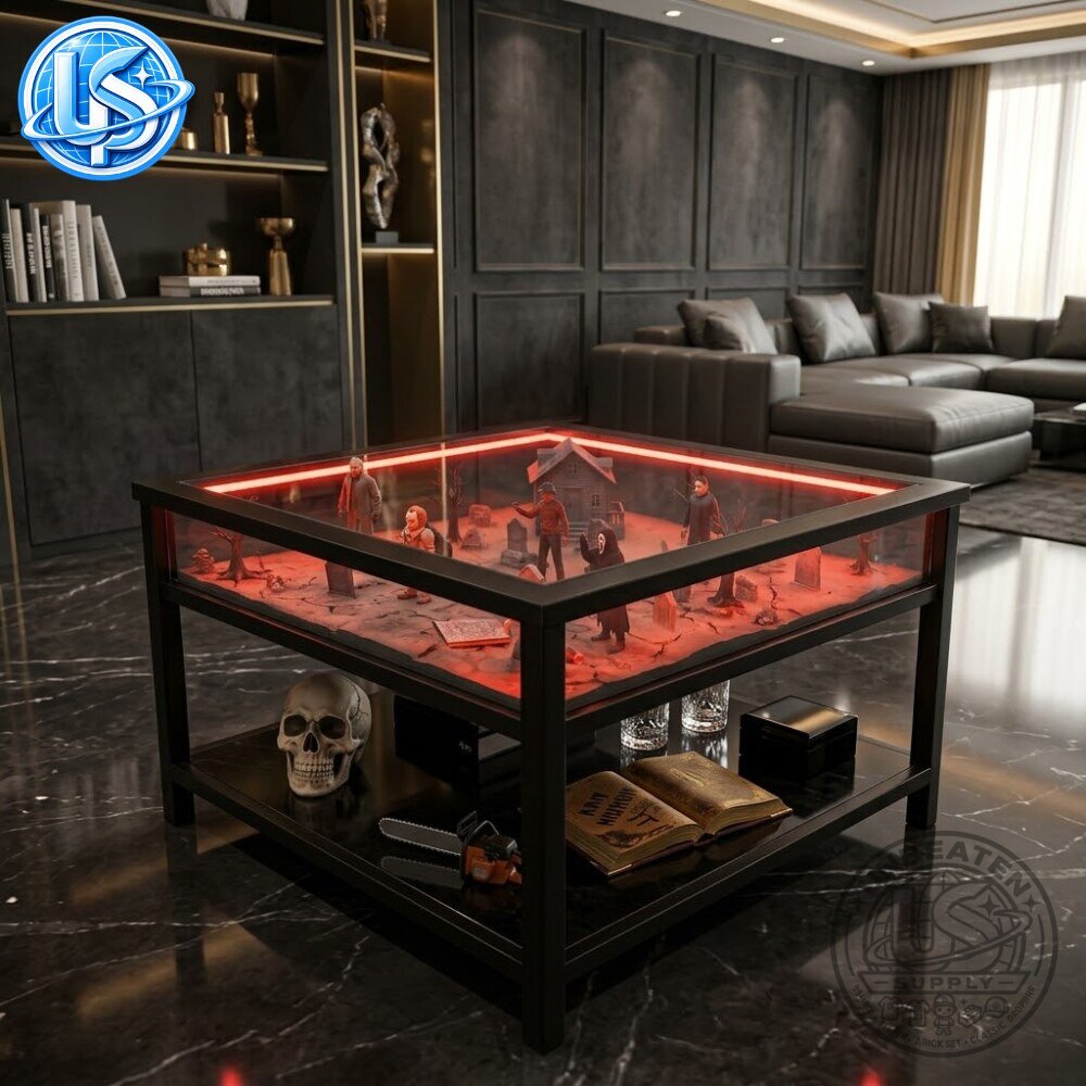 Halloween Horror Display Coffee Table Slasher Diorama Best Halloween Decor 11 Halloween Horror Display Coffee Table Slasher Diorama Best Halloween Decor