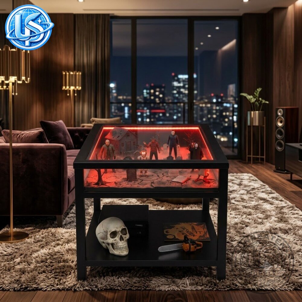 Halloween Horror Display Coffee Table Slasher Diorama Best Halloween Decor 13 Halloween Horror Display Coffee Table Slasher Diorama Best Halloween Decor