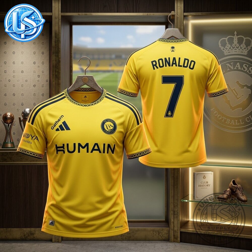 Cristiano Ronaldo x Al Nassr FC 26 27 Home Jersey Shirt 9 Cristiano Ronaldo x Al Nassr FC 26 27 Home Jersey Shirt 33