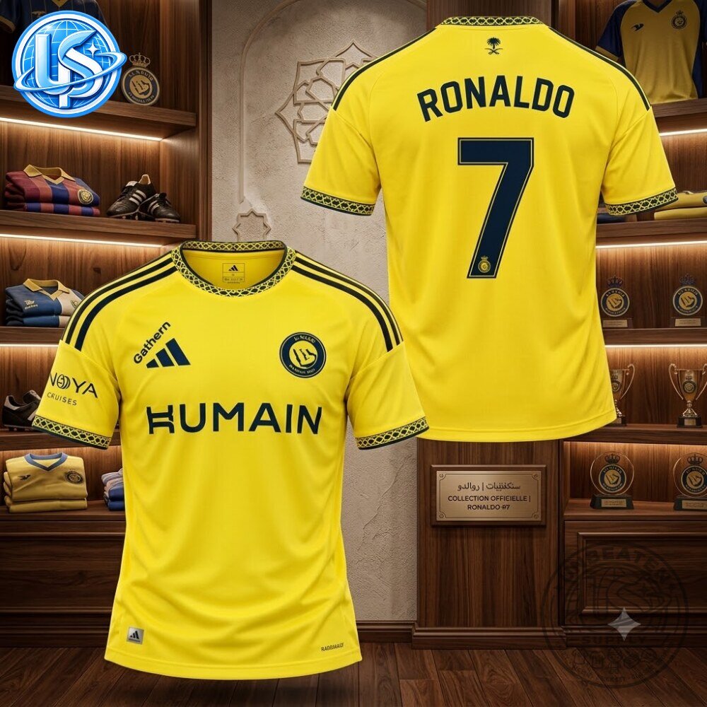 Cristiano Ronaldo x Al Nassr FC 26 27 Home Jersey Shirt 10 Cristiano Ronaldo x Al Nassr FC 26 27 Home Jersey Shirt 44