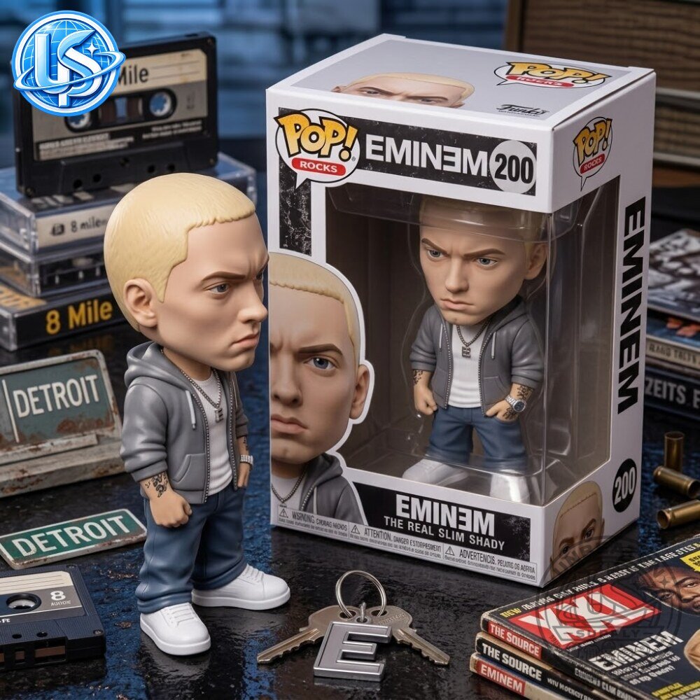 Funko Pop! Rocks Eminem Rapper Special Edition Figure 8 Funko Pop! Rocks Eminem Rapper Special Edition Figure