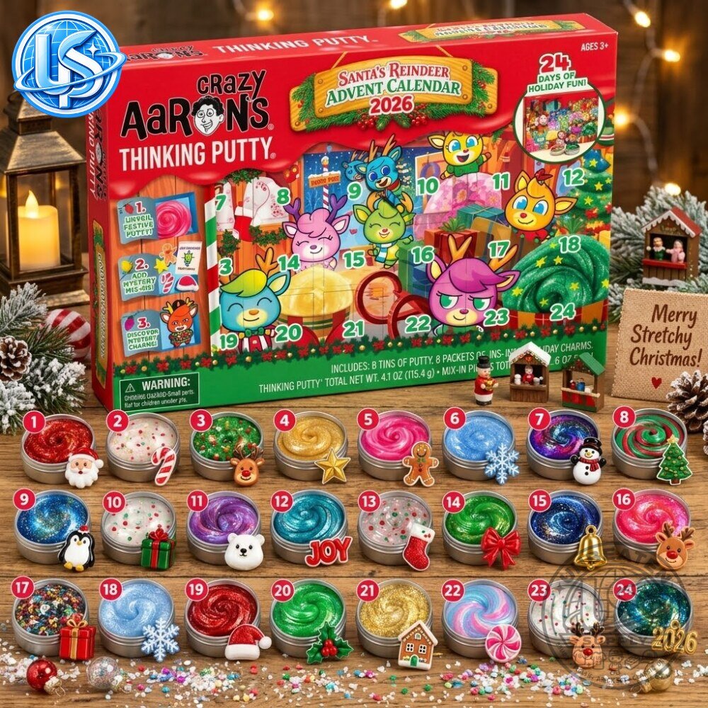 Crazy Aaron's Thinking Putty Santa's Reindeer Advent Calendar 2026 9 Crazy Aaron's Thinking Putty Santa's Reindeer Advent Calendar 2026 33