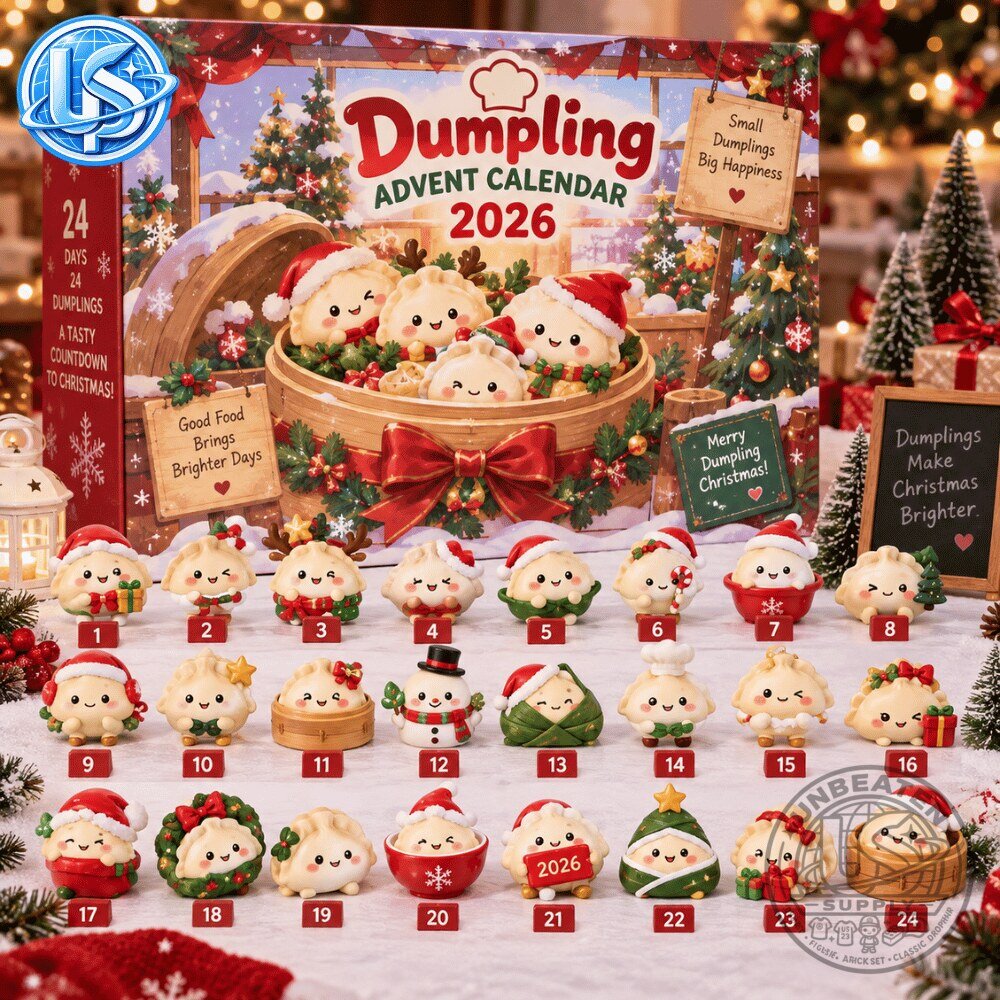 Dumpling Advent Calendar 2026 Mystery Dumpling 24-Piece Festive Gift Box