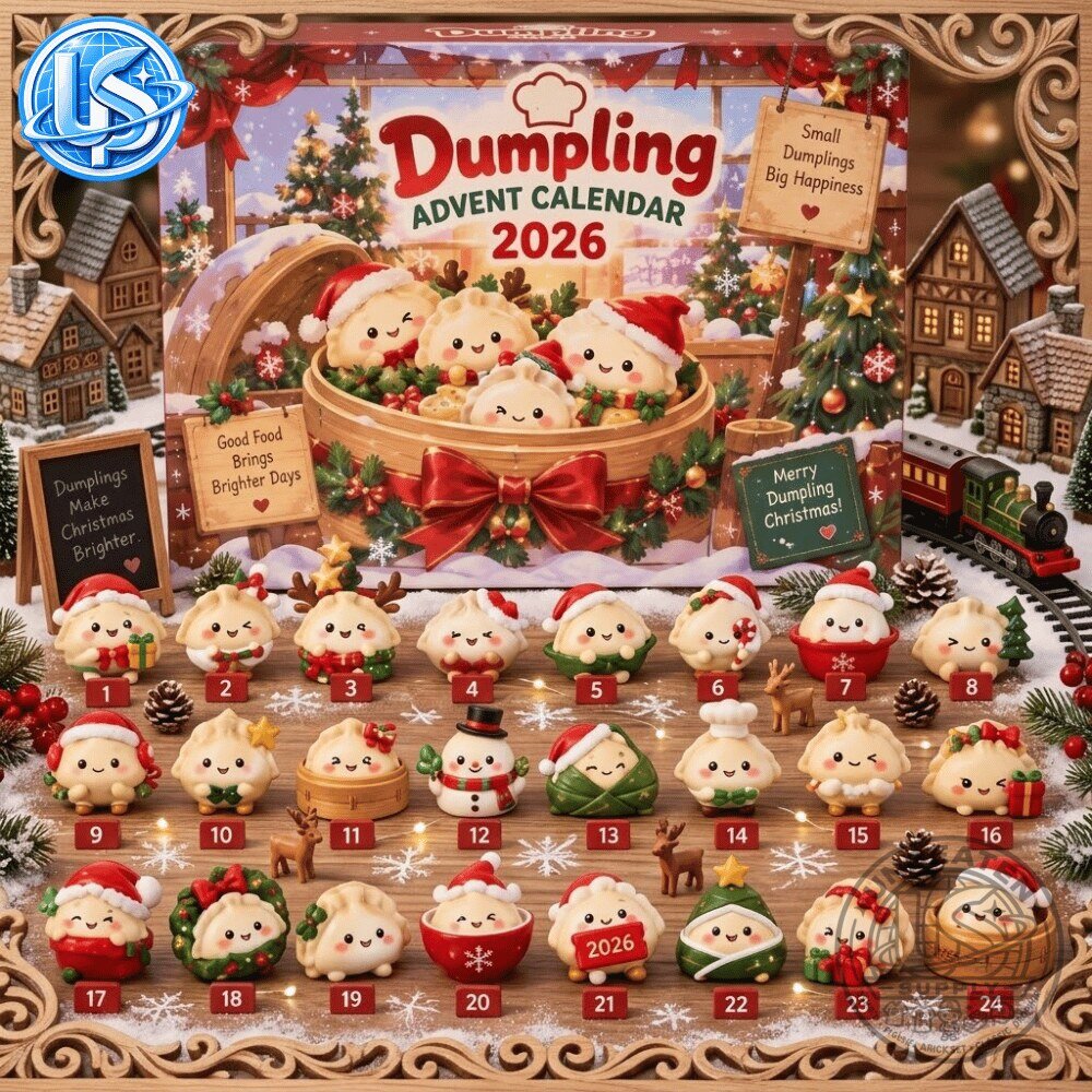 Dumpling Advent Calendar 2026 Mystery Dumpling 24-Piece Festive Gift Box 10 Dumpling Advent Calendar 2026 Mystery Dumpling 24-Piece Festive Gift Box