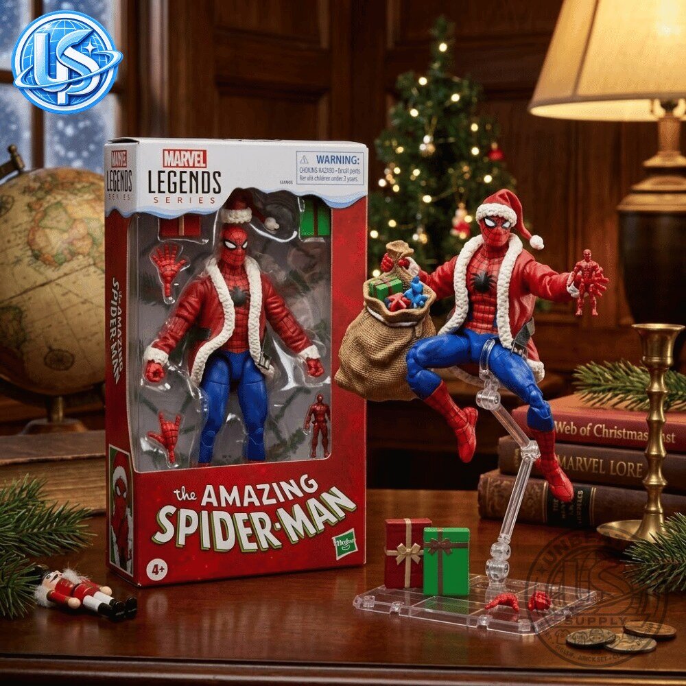 Marvel Legends Series Spider-Man Figure Marvel Holiday Special Edition 22 Marvel Legends Series Spider-Man Figure Marvel Holiday Special Edition 22