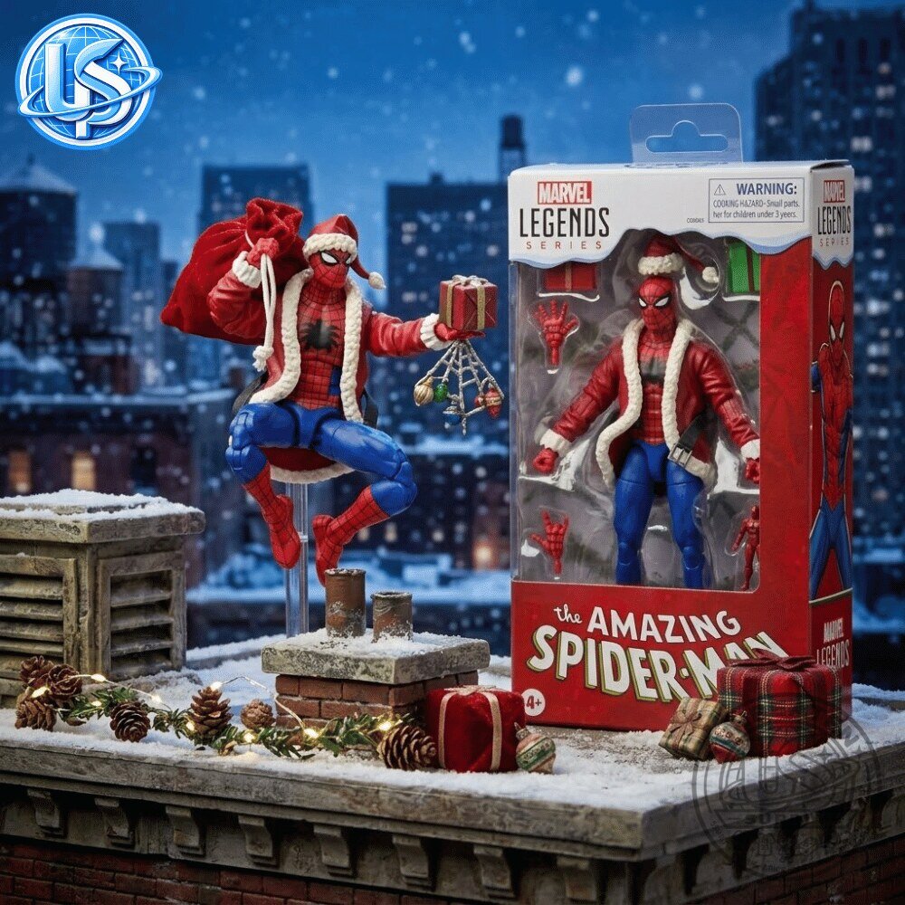 Marvel Legends Series Spider-Man Figure Marvel Holiday Special Edition 33 Marvel Legends Series Spider-Man Figure Marvel Holiday Special Edition 33