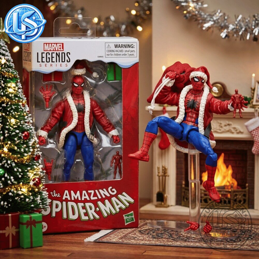 Marvel Legends Series Spider-Man Figure Marvel Holiday Special Edition 66 Marvel Legends Series Spider-Man Figure Marvel Holiday Special Edition 66