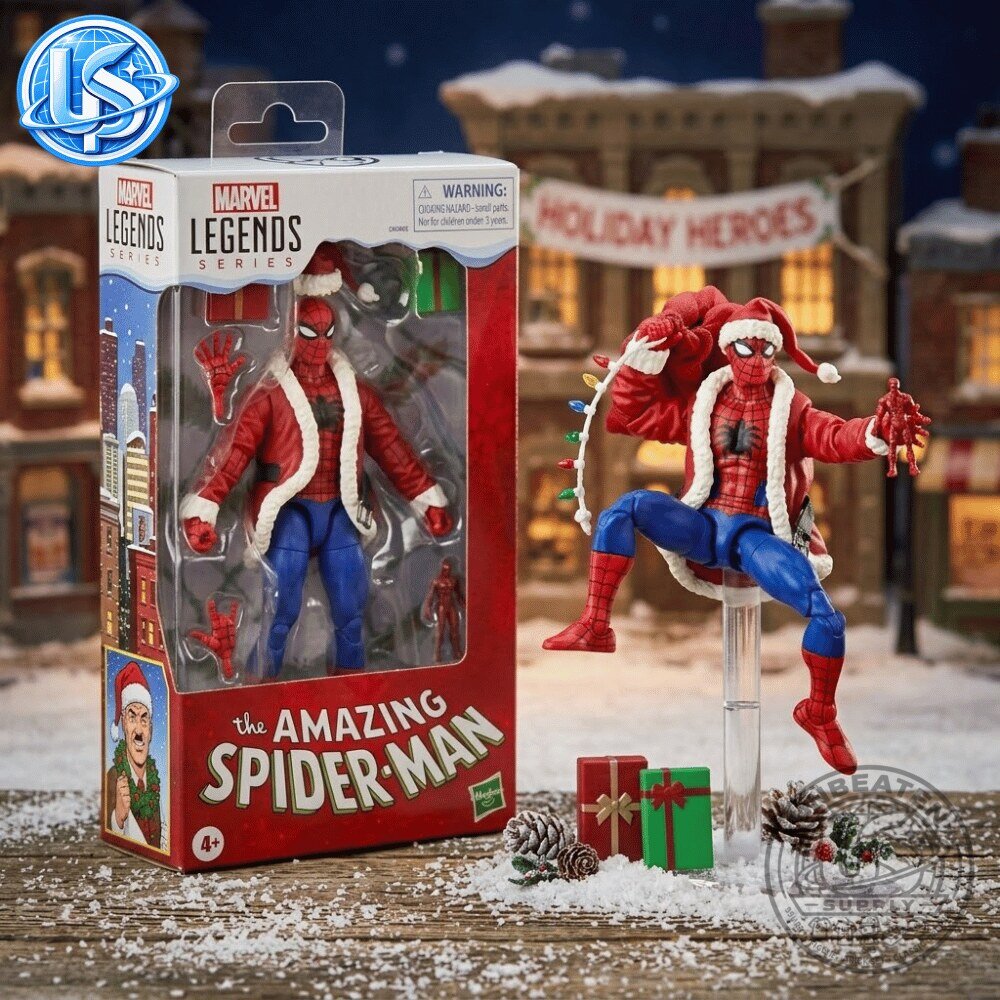 Marvel Legends Series Spider-Man Figure Marvel Holiday Special Edition 77 Marvel Legends Series Spider-Man Figure Marvel Holiday Special Edition 77