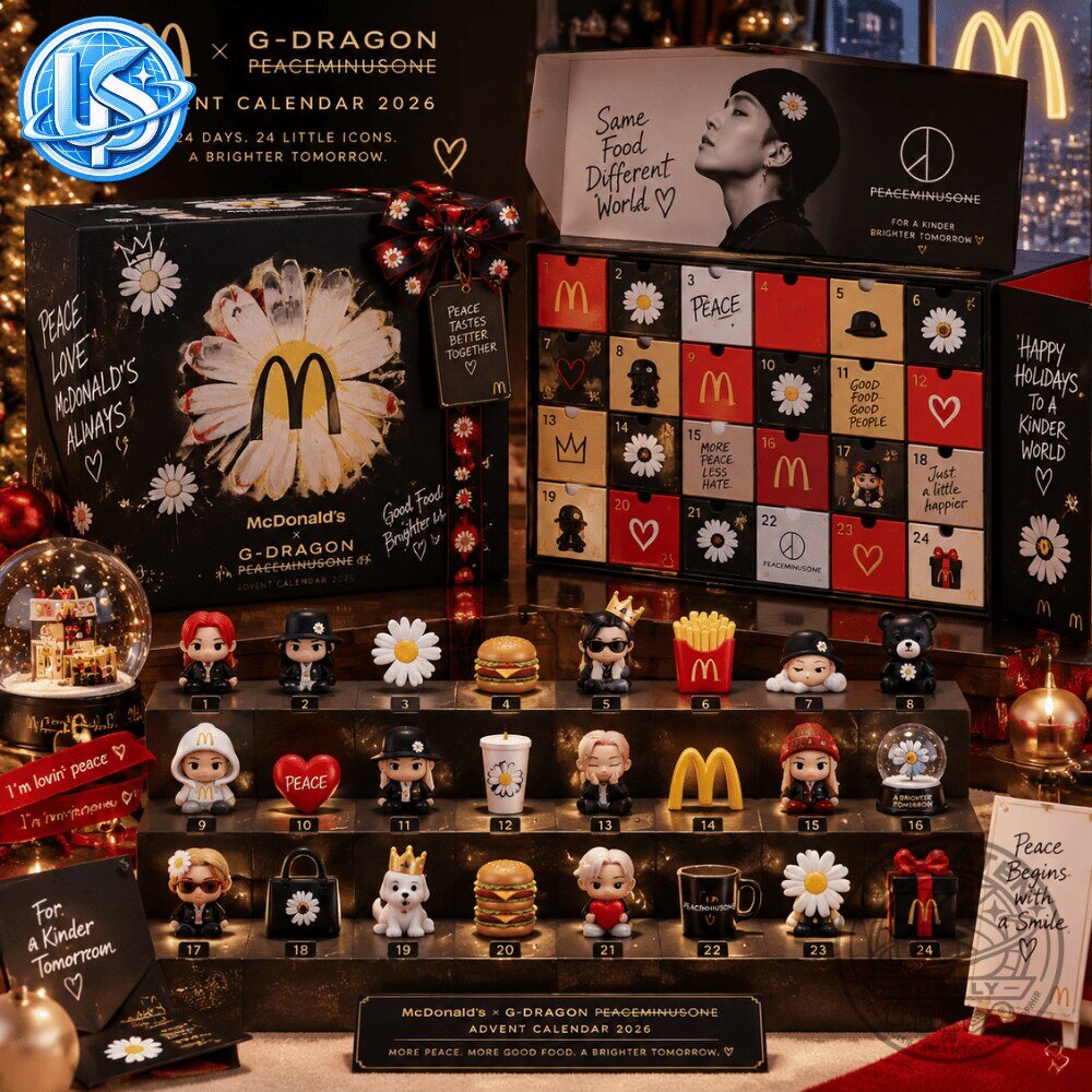 McDonald's x G-Dragon PEACEMINUSONE Advent Calendar 2026 Special Edition