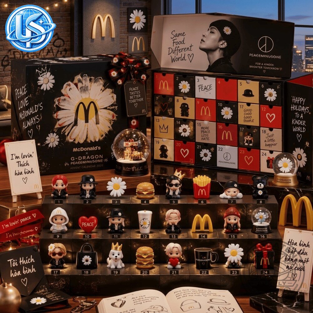 McDonald's x G-Dragon PEACEMINUSONE Advent Calendar 2026 Special Edition 9 McDonald's x G-Dragon PEACEMINUSONE Advent Calendar 2026 Special Edition