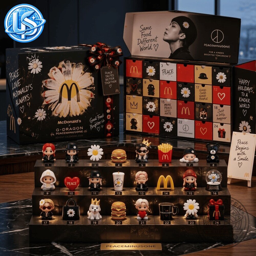 McDonald's x G-Dragon PEACEMINUSONE Advent Calendar 2026 Special Edition 10 McDonald's x G-Dragon PEACEMINUSONE Advent Calendar 2026 Special Edition