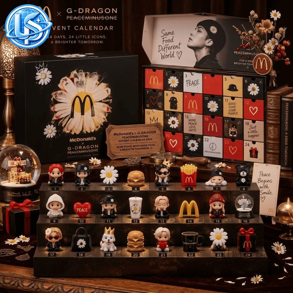 McDonald's x G-Dragon PEACEMINUSONE Advent Calendar 2026 Special Edition 11 McDonald's x G-Dragon PEACEMINUSONE Advent Calendar 2026 Special Edition