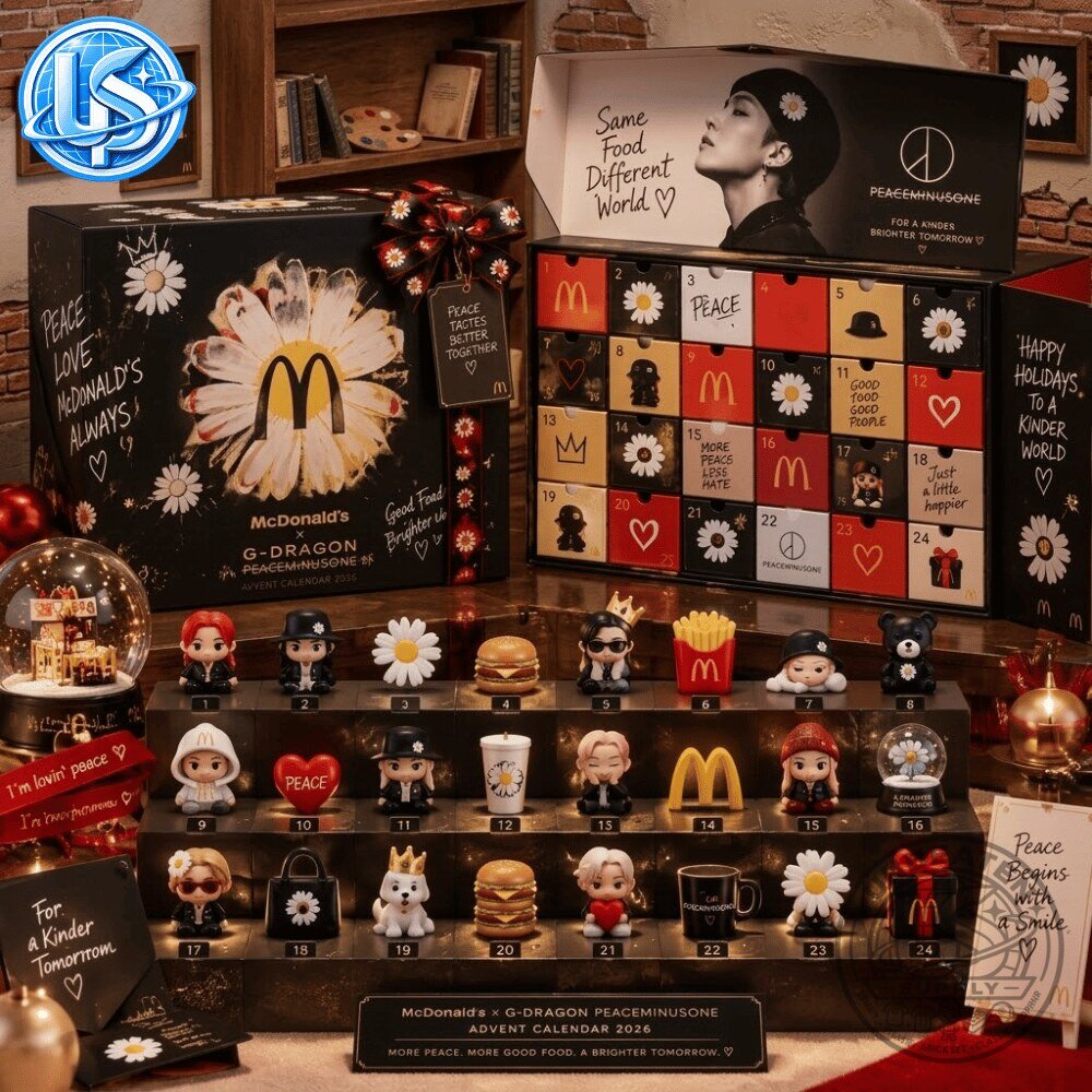 McDonald's x G-Dragon PEACEMINUSONE Advent Calendar 2026 Special Edition 12 McDonald's x G-Dragon PEACEMINUSONE Advent Calendar 2026 Special Edition
