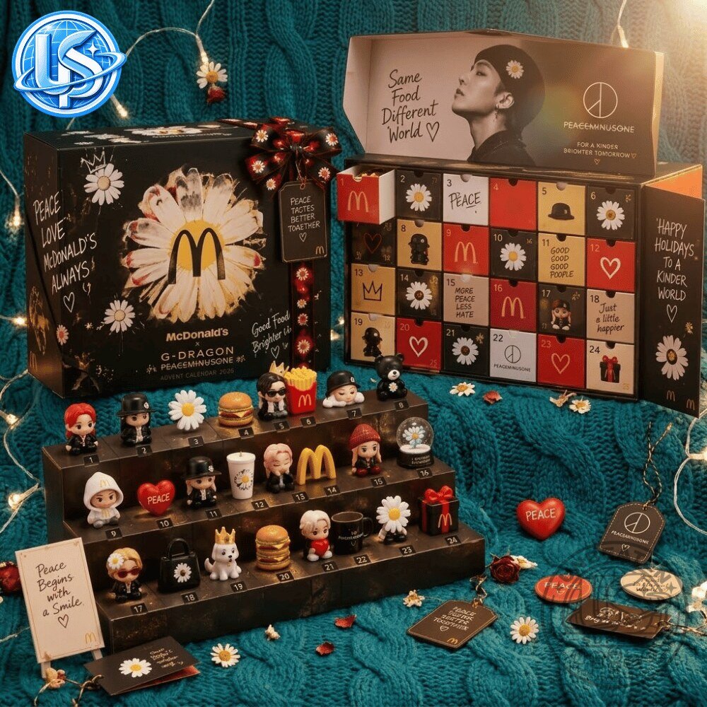 McDonald's x G-Dragon PEACEMINUSONE Advent Calendar 2026 Special Edition 13 McDonald's x G-Dragon PEACEMINUSONE Advent Calendar 2026 Special Edition
