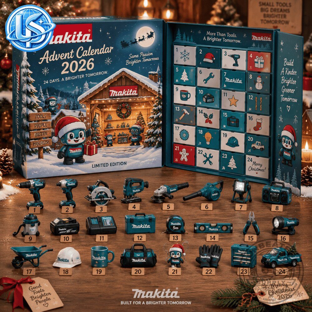 Makita Advent Calendar 2026 Special Edition 24 Day Tool and Accessory Set Best Christmas Countdown