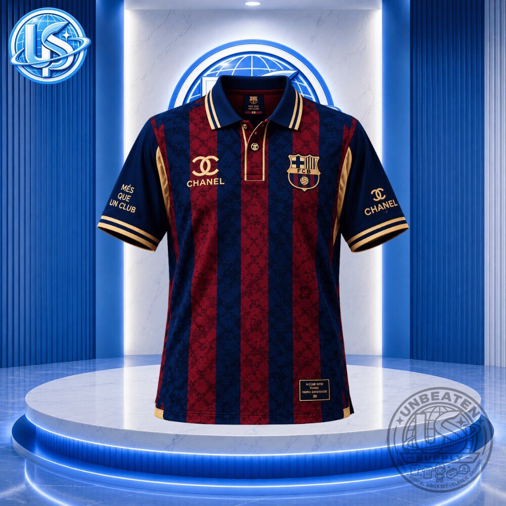 FC Barcelona x Chanel Special Edition Polo Shirt