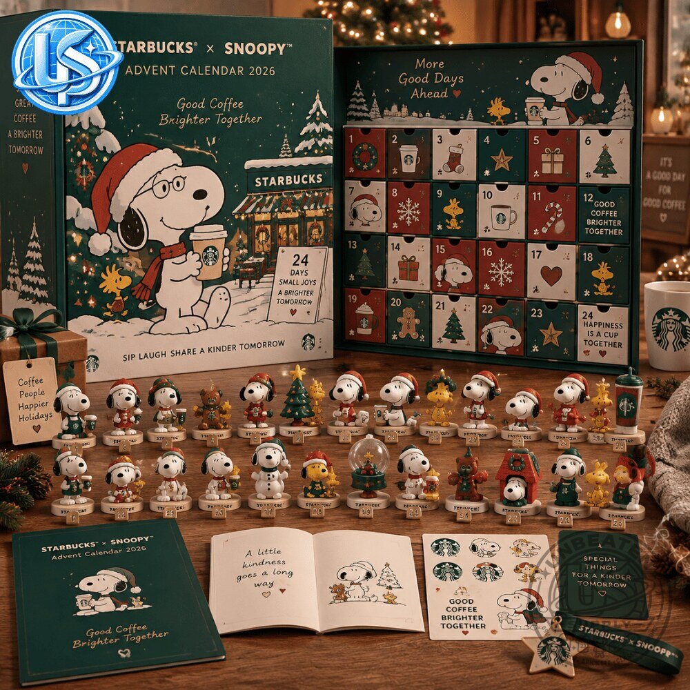 Starbucks x Snoopy Advent Calendar 2026 Special Edition