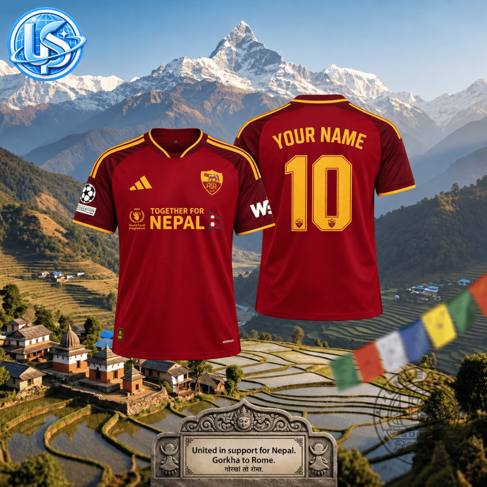 36 AS Roma Together for Nepal Special Edition Jersey Shirt 2026