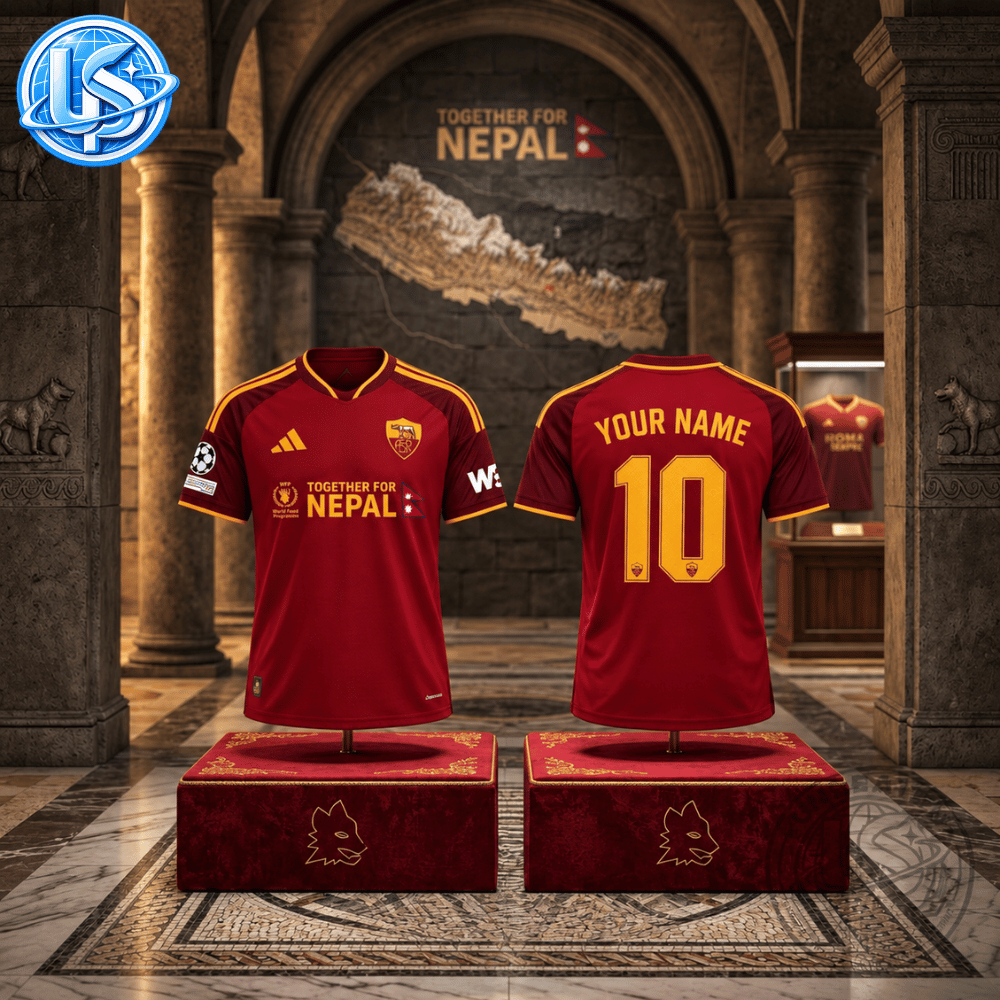 AS Roma Together for Nepal Special Edition Jersey Shirt 2026 AS Roma Together for Nepal Special Edition Jersey Shirt 2026