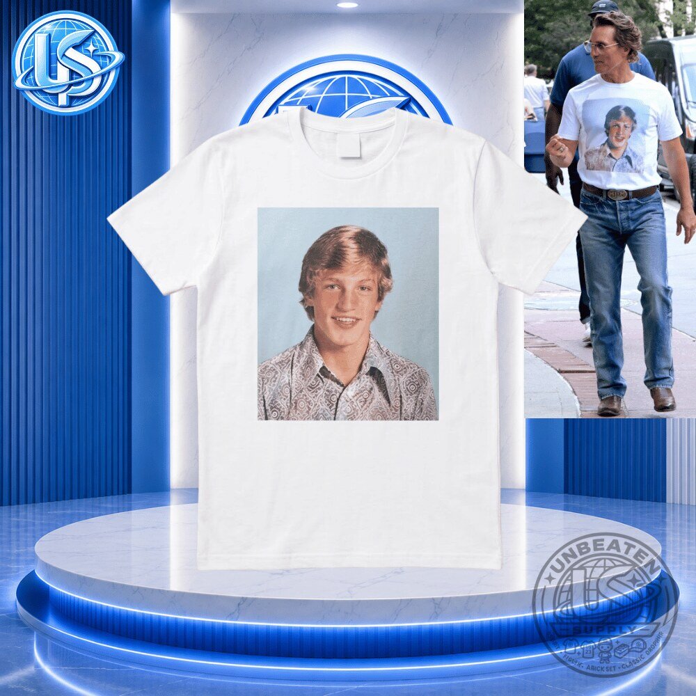 Matthew McConaughey High School Photo T Shirt 2026
