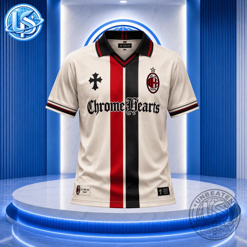 Chrome Hearts x AC Milan Special Edition Jersey Shirt 11