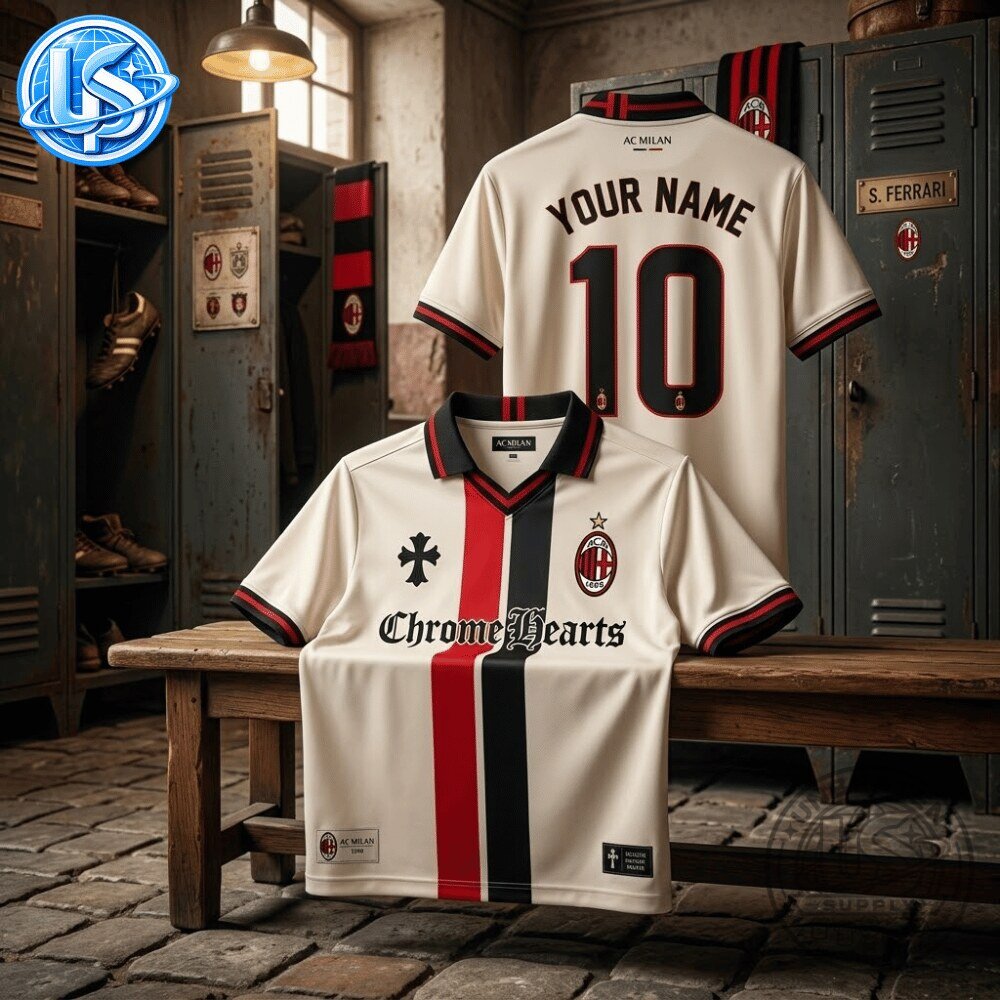 Chrome Hearts x AC Milan Special Edition Jersey Shirt 8 Chrome Hearts x AC Milan Special Edition Jersey Shirt 22