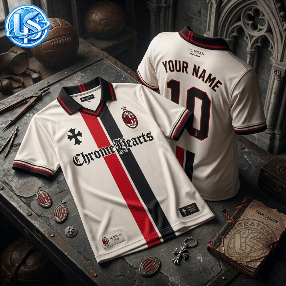 Chrome Hearts x AC Milan Special Edition Jersey Shirt 9 Chrome Hearts x AC Milan Special Edition Jersey Shirt 33