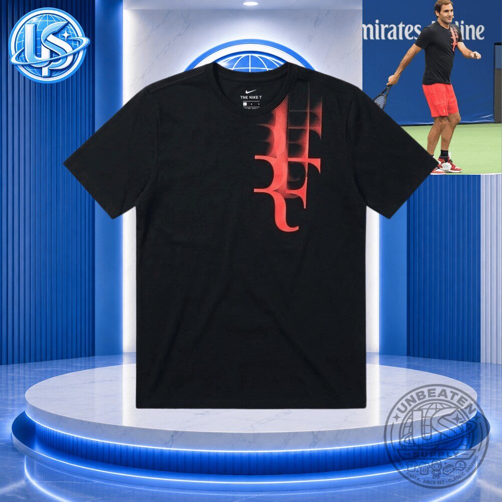 Roger Federer 2017 US Open Nike T Shirt 7 Roger Federer 2017 US Open Nike T Shirt