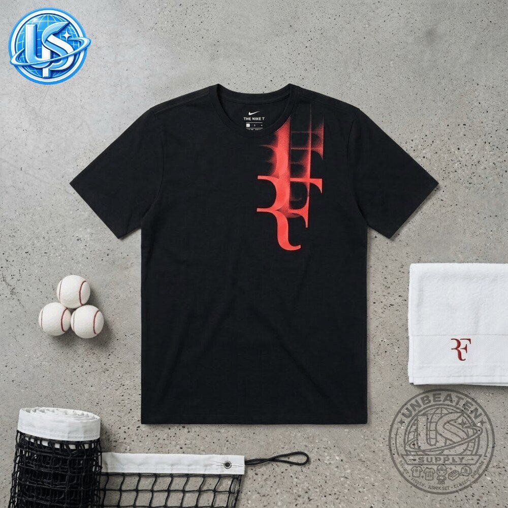 Roger Federer 2017 US Open Nike T Shirt 10 Roger Federer 2017 US Open Nike T Shirt
