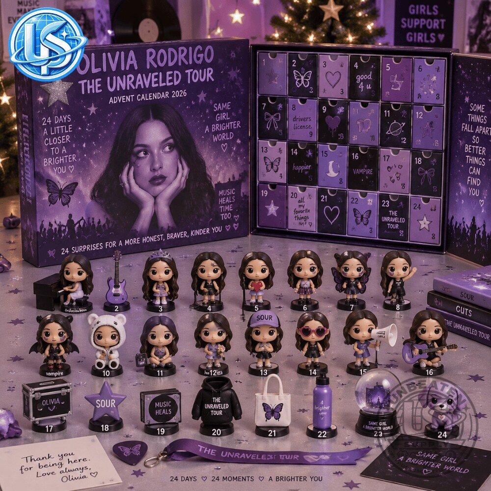 Olivia Rodrigo The Unraveled Tour Advent Calendar 2026 Special Edition 8 Olivia Rodrigo The Unraveled Tour Advent Calendar 2026 Special Edition