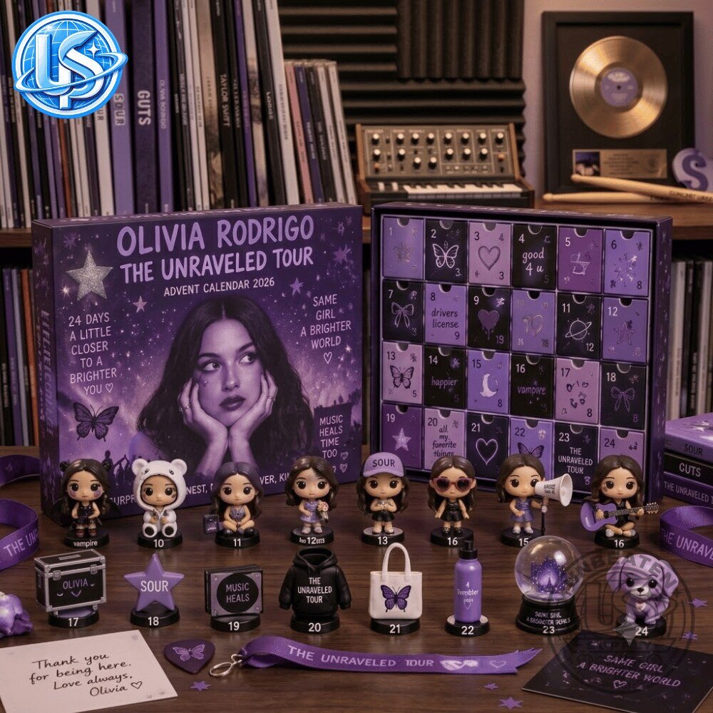 Olivia Rodrigo The Unraveled Tour Advent Calendar 2026 Special Edition 9 Olivia Rodrigo The Unraveled Tour Advent Calendar 2026 Special Edition