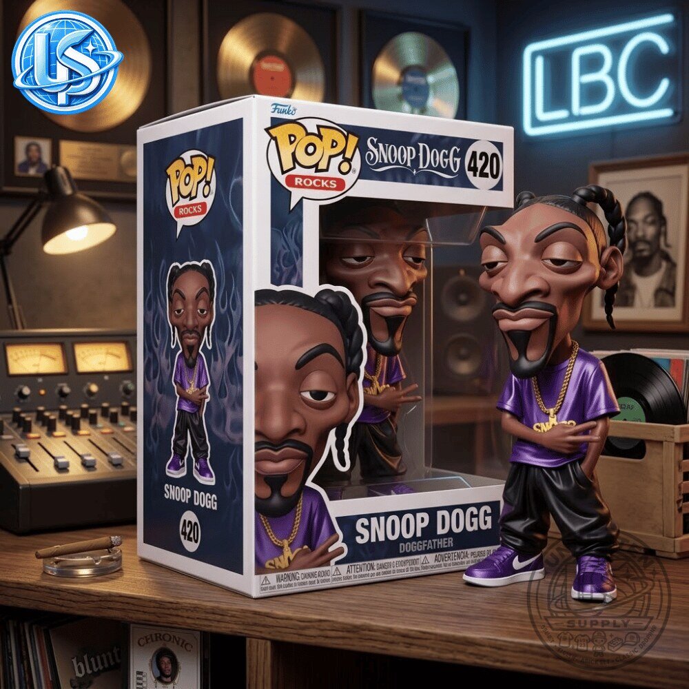 Funko Pop! Rocks: Snoop Dogg Doggfather Special Edition Figure 10 Funko Pop! Rocks: Snoop Dogg Doggfather Special Edition Figure