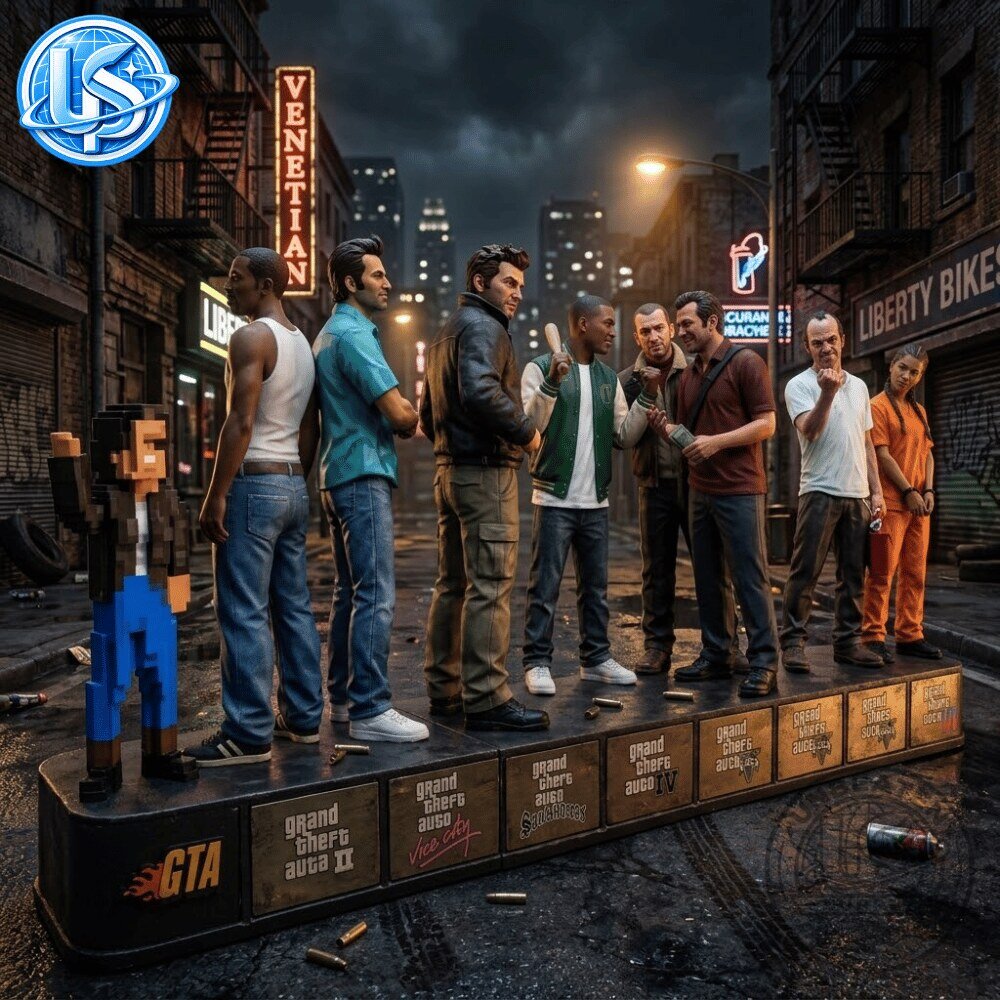 GTA Complete Protagonist Action Figure Collection Ultimate Collector Edition All 9 Characters 11 GTA Complete Protagonist Action Figure Collection Ultimate Collector Edition All 9 Characters