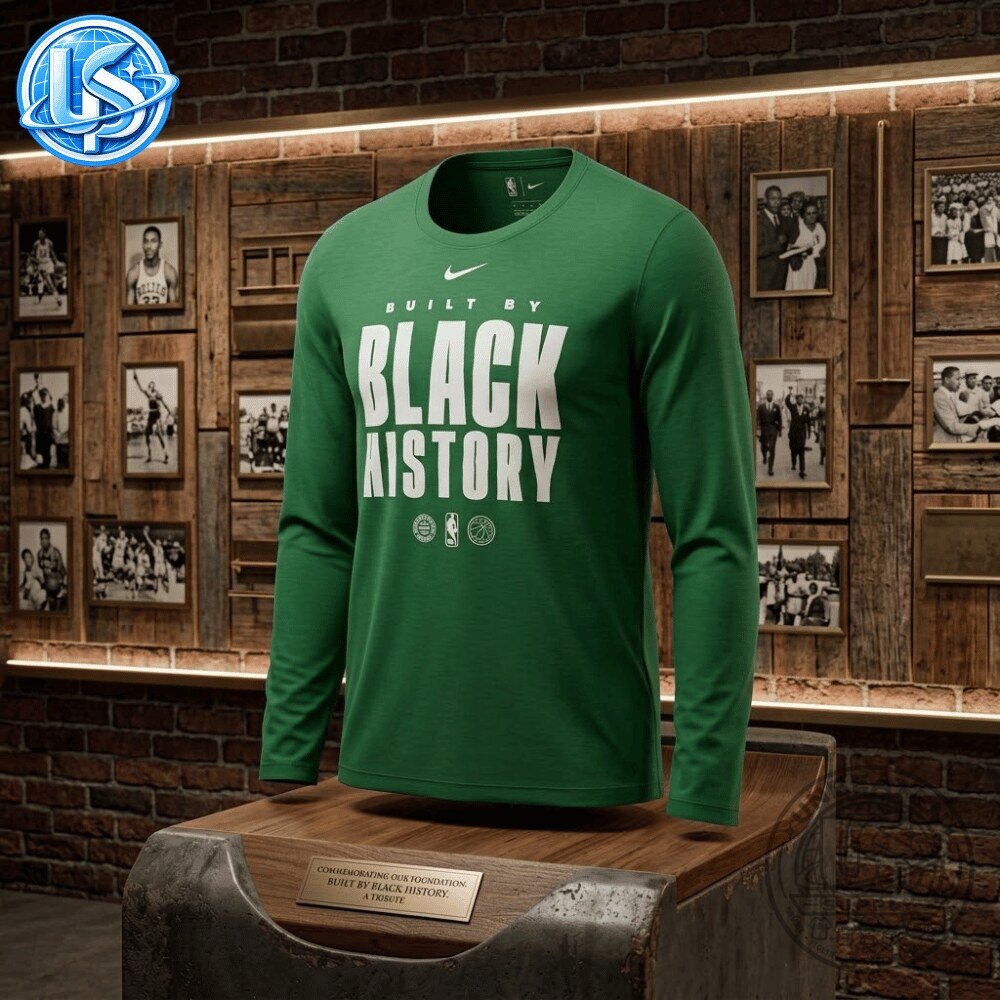 Gary Harris Boston Celtics Team-Issued Kelly Black History Month Long Sleeve Shirt 10 Gary Harris Boston Celtics Team-Issued Kelly Black History Month Long Sleeve Shirt