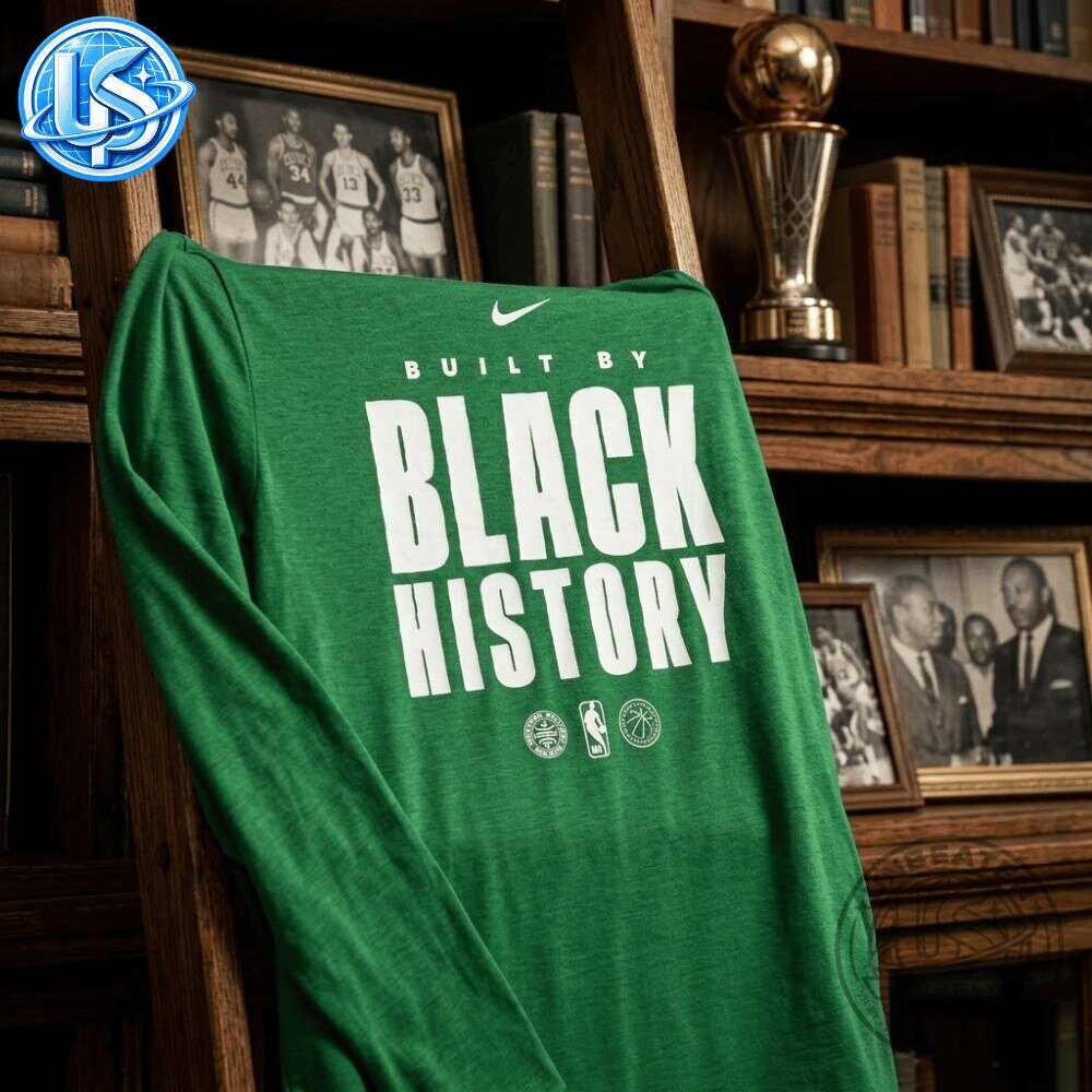 Gary Harris Boston Celtics Team-Issued Kelly Black History Month Long Sleeve Shirt 12 Gary Harris Boston Celtics Team-Issued Kelly Black History Month Long Sleeve Shirt