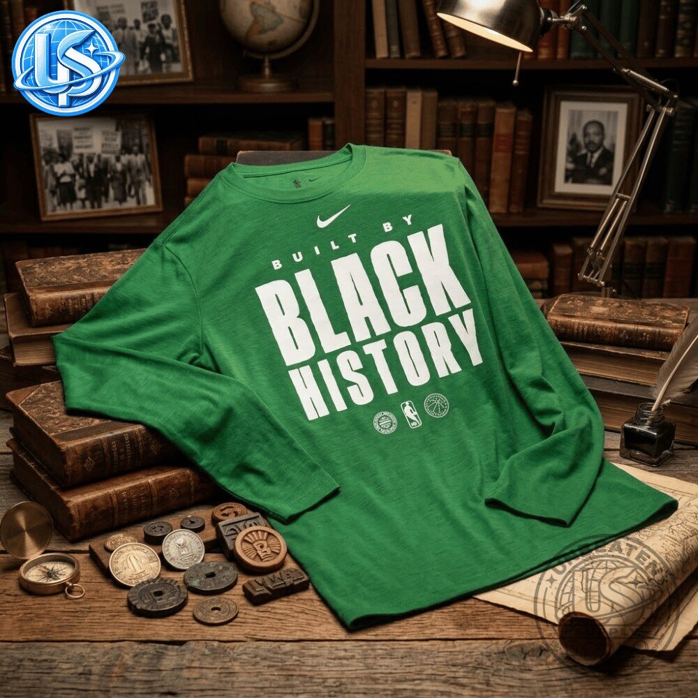 Gary Harris Boston Celtics Team-Issued Kelly Black History Month Long Sleeve Shirt 13 Gary Harris Boston Celtics Team-Issued Kelly Black History Month Long Sleeve Shirt
