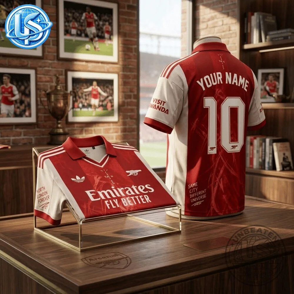 Travis Scott Cactus Jack x Arsenal Concept Jersey Shirt Special Edition Style 1 9 Travis Scott Cactus Jack x Arsenal Concept Jersey Shirt Special Edition Style 1