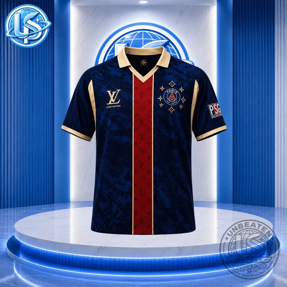 Louis Vuitton x PSG Concept Jersey Shirt Special Edition