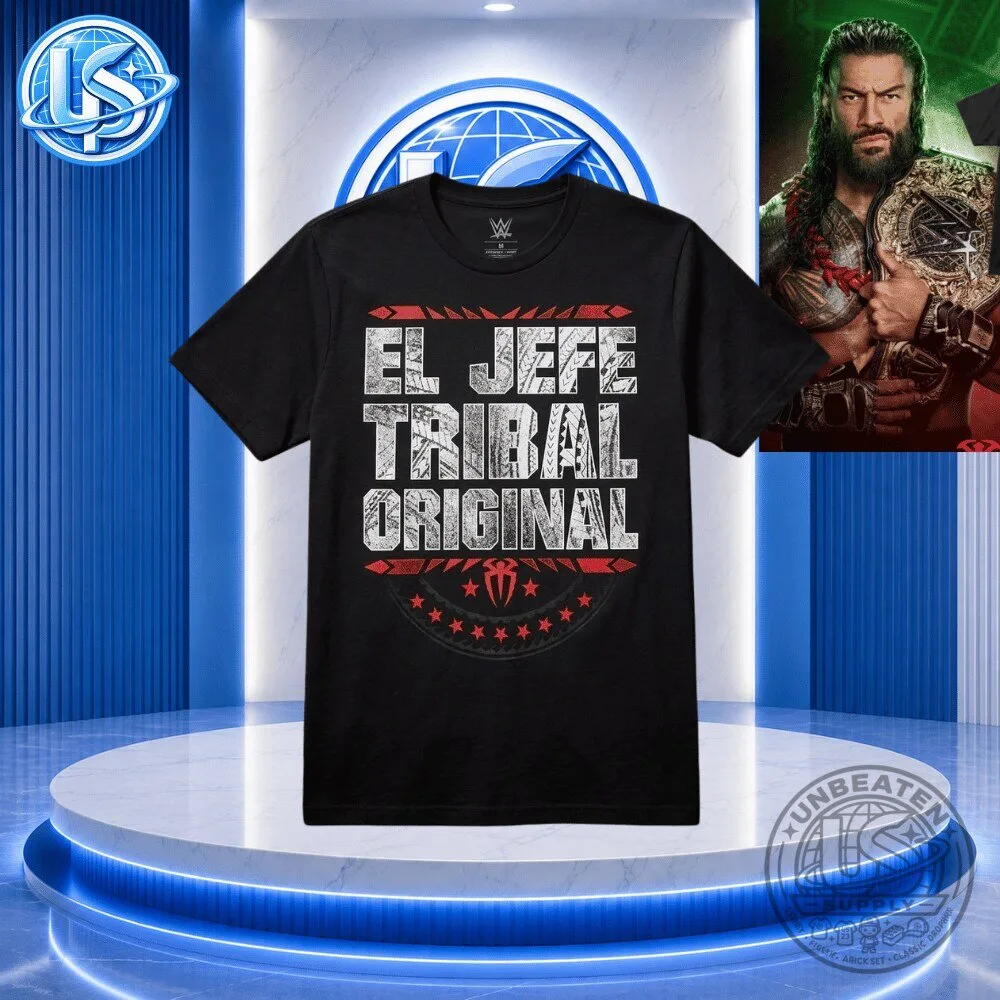 WWE Roman Reigns El Jefe Tribal T-Shirt 2026