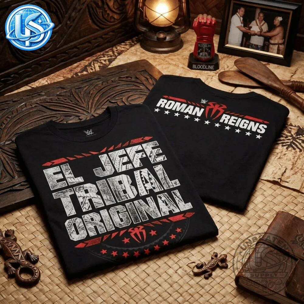 WWE Roman Reigns El Jefe Tribal T-Shirt 2026 8 WWE Roman Reigns El Jefe Tribal T-Shirt 2026