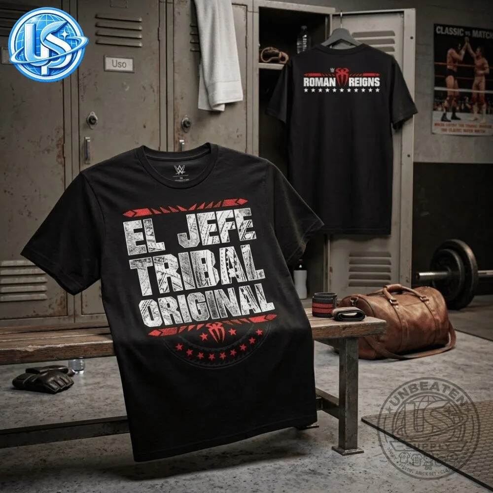 WWE Roman Reigns El Jefe Tribal T-Shirt 2026 10 WWE Roman Reigns El Jefe Tribal T-Shirt 2026