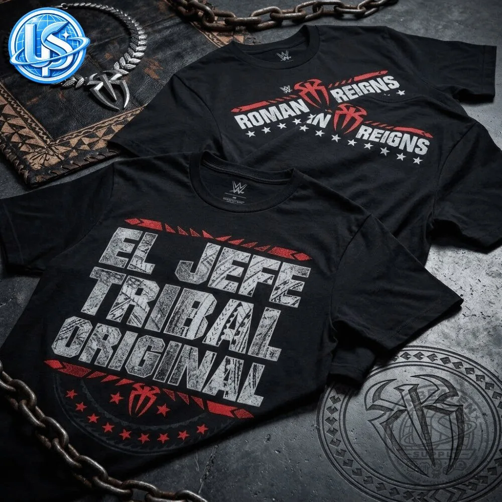WWE Roman Reigns El Jefe Tribal T-Shirt 2026 11 WWE Roman Reigns El Jefe Tribal T-Shirt 2026