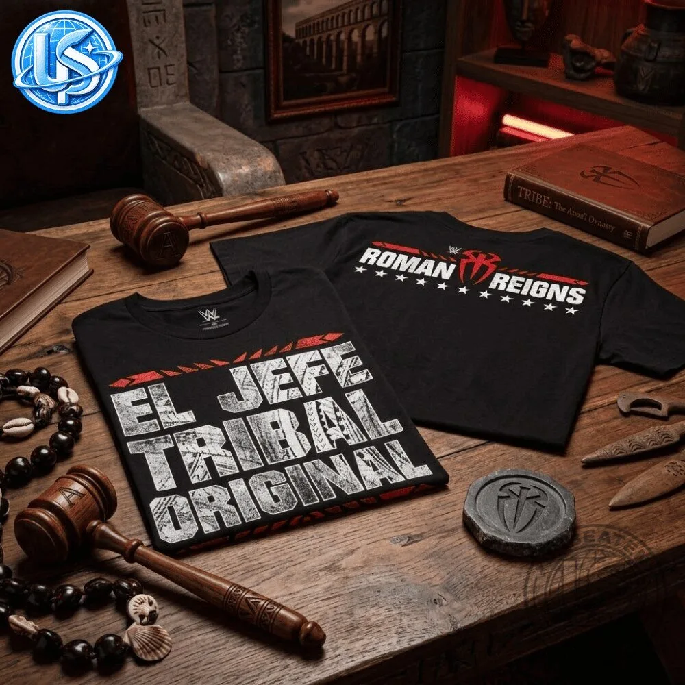 WWE Roman Reigns El Jefe Tribal T-Shirt 2026 12 WWE Roman Reigns El Jefe Tribal T-Shirt 2026