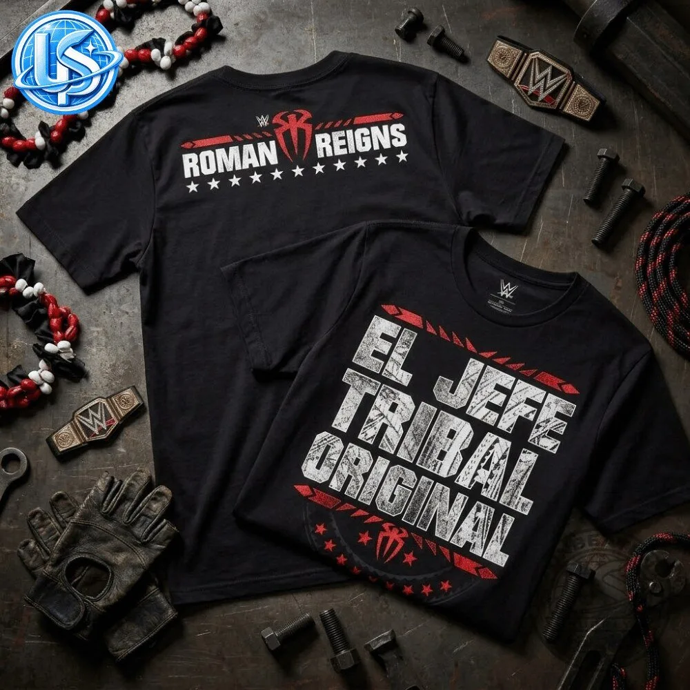WWE Roman Reigns El Jefe Tribal T-Shirt 2026 13 WWE Roman Reigns El Jefe Tribal T-Shirt 2026