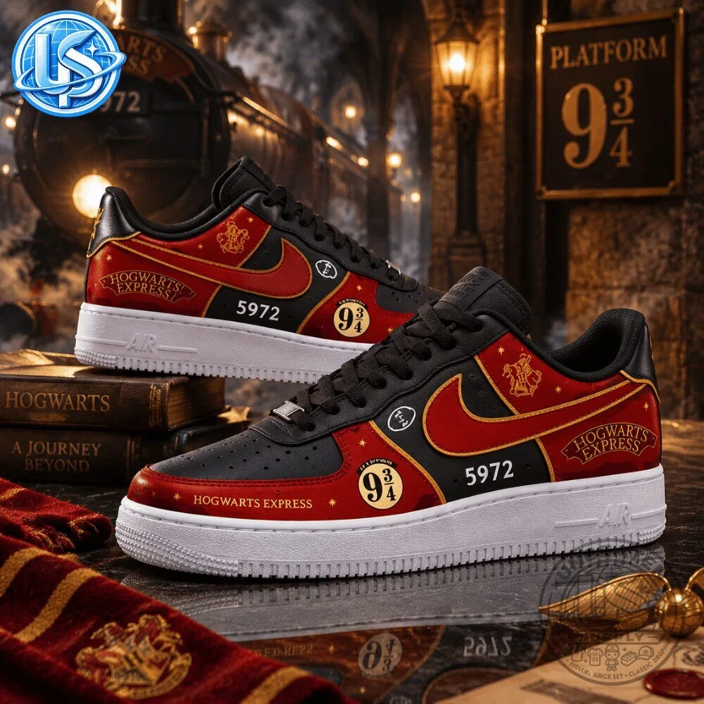 Nike Air Force 1 Low x Harry Potter Hogwarts Express 9 3/4 Sneaker 8 Nike Air Force 1 Low x Harry Potter Hogwarts Express 9 3/4 Sneaker