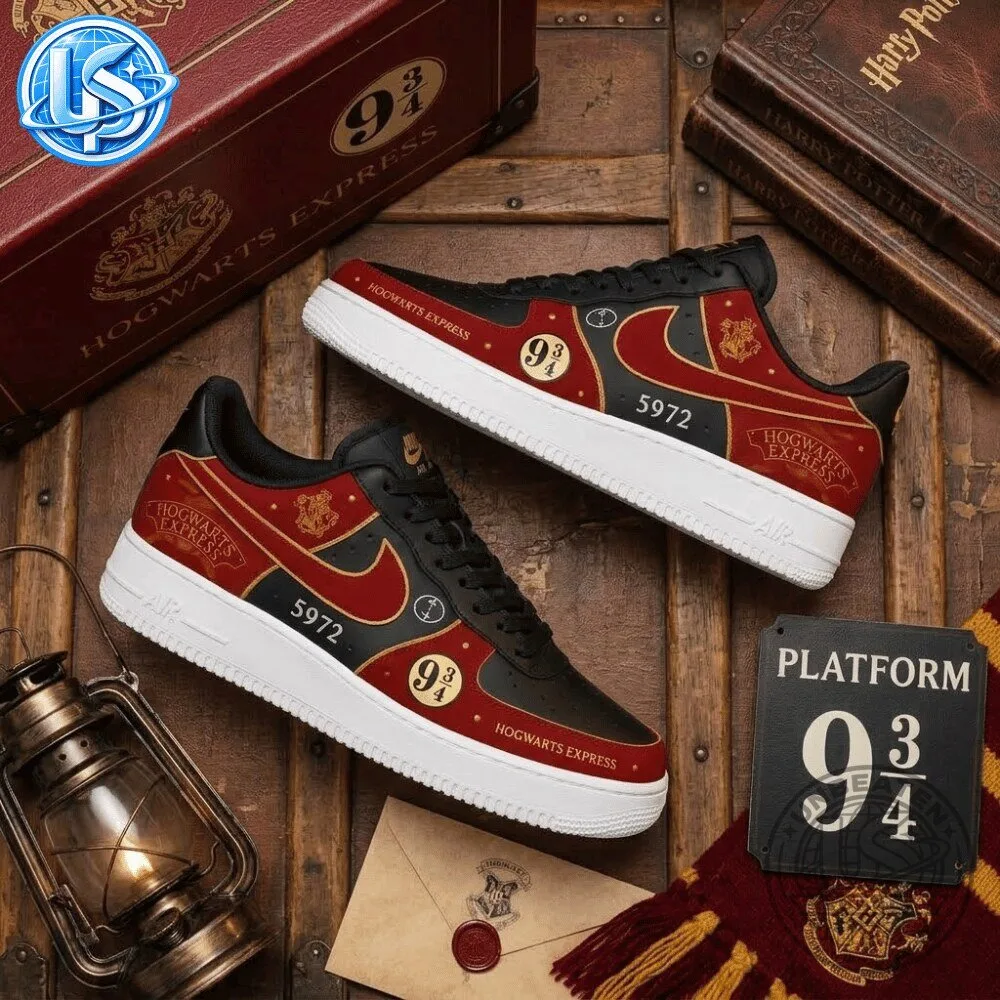Nike Air Force 1 Low x Harry Potter Hogwarts Express 9 3/4 Sneaker 13 Nike Air Force 1 Low x Harry Potter Hogwarts Express 9 3/4 Sneaker