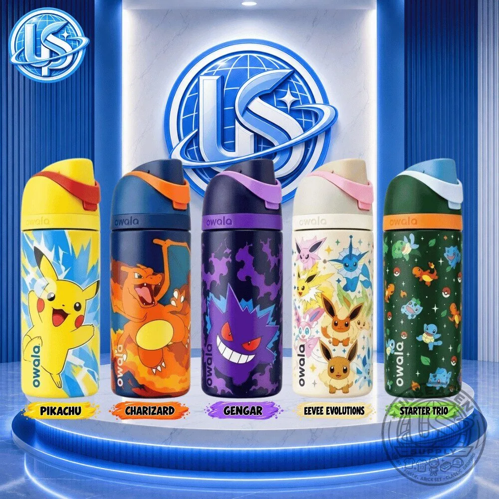 Owala x Pokemon 30th Anniversary Special Edition Water Bottle