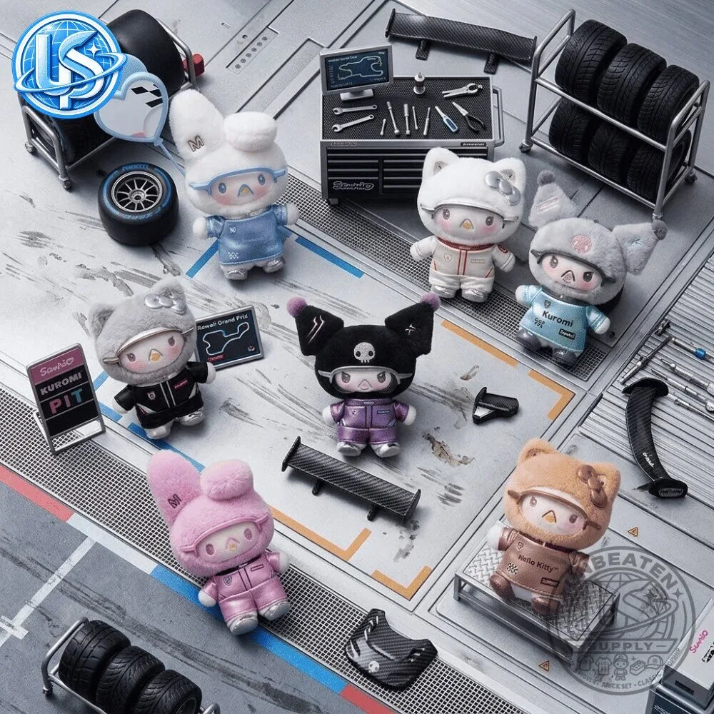 Miniso x Hello Kitty and Friends Sanrio Racing Club Keychain Set