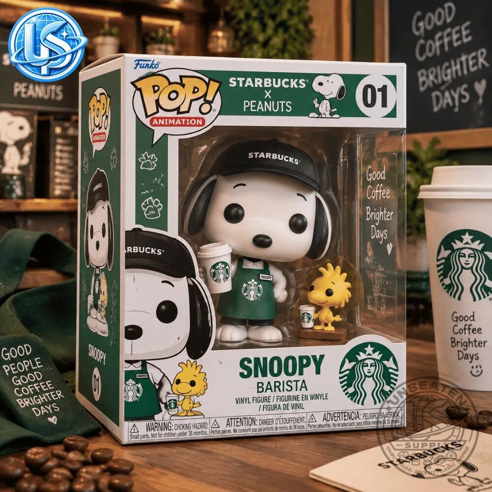 Funko Pop! Animation: Starbucks x Peanuts Snoopy Barista Figure Special Edition 13 Funko Pop! Animation: Starbucks x Peanuts Snoopy Barista Figure Special Edition