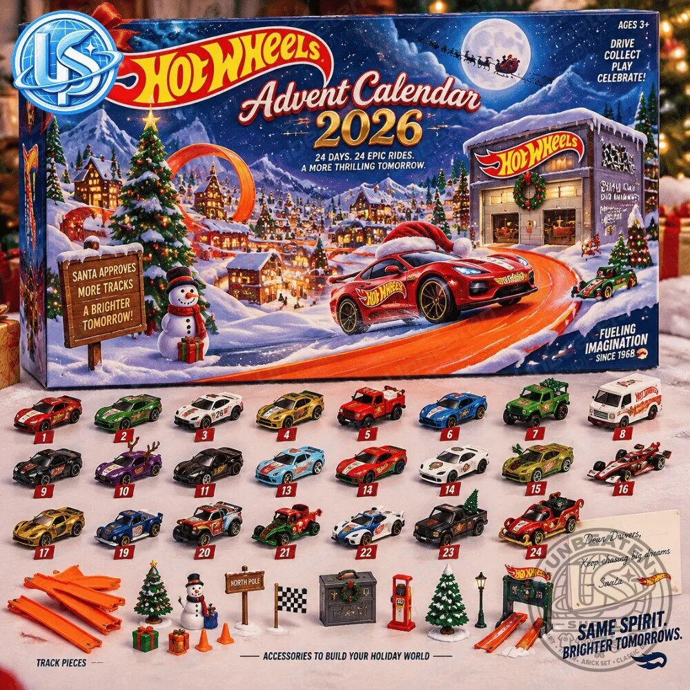 Hot Wheels Advent Calendar 2026 Special Edition 8 Hot Wheels Advent Calendar 2026 Special Edition